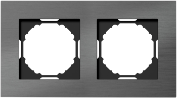 Рамка 2-я, космический алюминий Donel A07 NATURAL DEN212CA фото