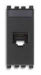

19339.11 Розетка rj45 netsafe cat5e utp, серая Vimar Arke, Arke Round 19339.11