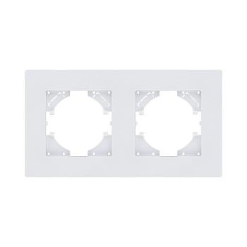 Рамка 2-кратная белый Kollinger Aspekt AT2WH фото