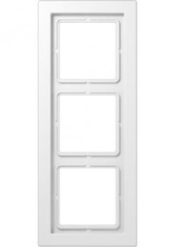 FD983WW Рамка FD Design Белый 3-постовая Jung фото