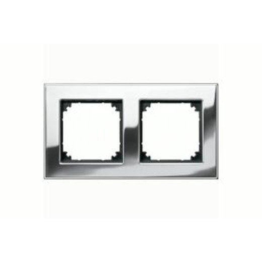 

MTN403239 Рамка M-Elegance Хром 2-постовая Merten, M-Elegance MTN403239