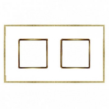 FD01402OB Основа рамок Belle Epoque Metal bright gold 2-постовая гор/верт. Fede фото