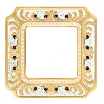 FD01351OPCL Рамка Siena Патинированное золото 1-постовая Fede фото