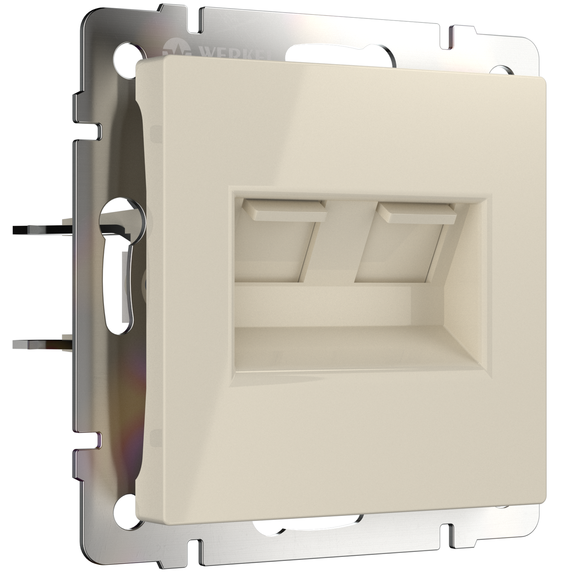 

WL03-RJ45+RJ45 -ivory Розетка двойная Ethernet RJ-45 (слоновая кость) Antik Werkel a033766, Antik WL03-RJ45+RJ45 -ivory a033766