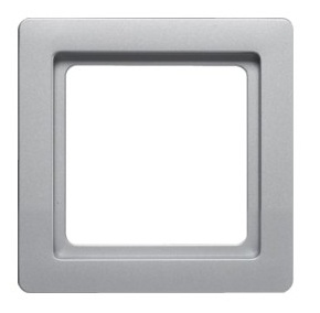 10116084 Рамка Q.1 Алюминиевый с эффектом бархата 1-постовая Berker фото