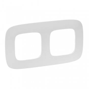 754412 Рамка Valena Allure Жемчуг 2-постовая Legrand фото