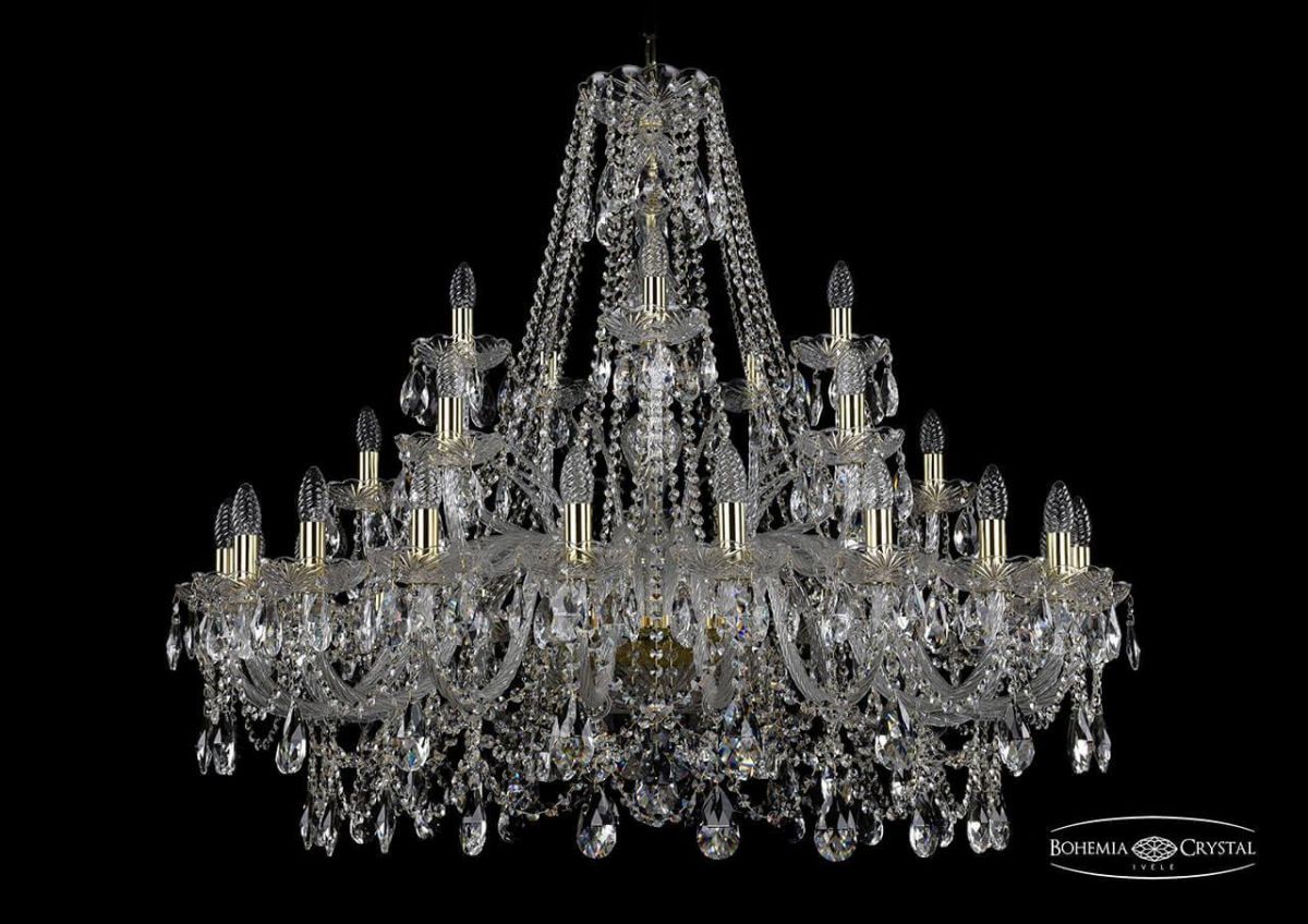 

Подвесная люстра Bohemia Ivele 1411/20+5+5/360/G, Золотой, 1411 1411/20+5+5/360/G