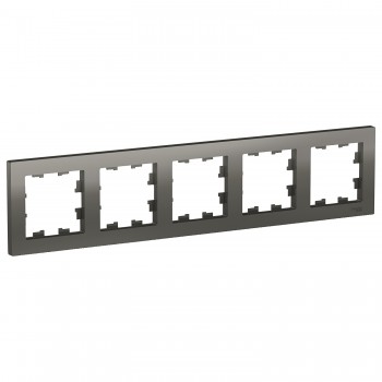 Рамка Сталь 5-постовая Systeme Electric (Schneider Electric) AtlasDesign ATN000905 фото