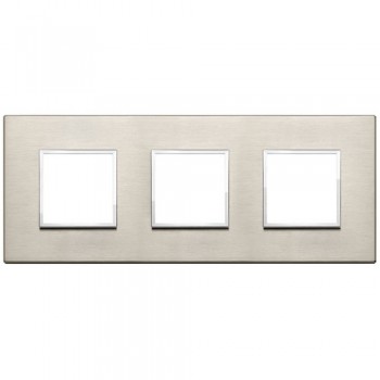 21644.04 Рамка Eikon Evo Нейтральная бронза 6 модулей Vimar фото