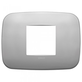 19682.30 Рамка Arke Round Никель матовый 2 модуля Vimar фото
