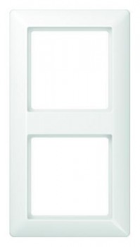 AS582BFWW Рамка ударопрочная AS 500 Белый 2-постовая Jung фото