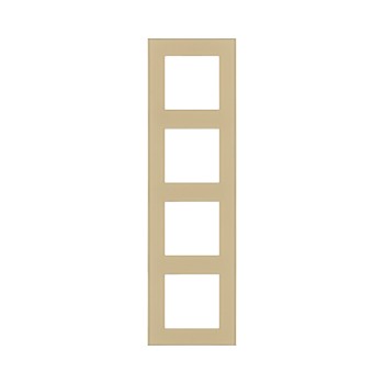 Рамка 4-кратная стекло золотой Kollinger Asthetik AS4GD фото