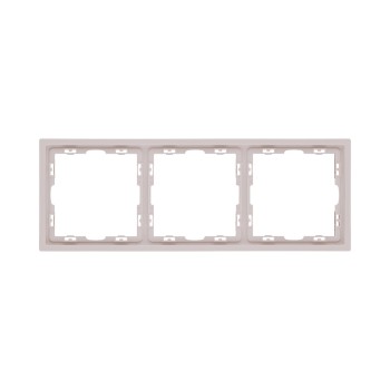 Рамка 3-кратная кашемир матовый Kollinger Eclipse EC3CM фото