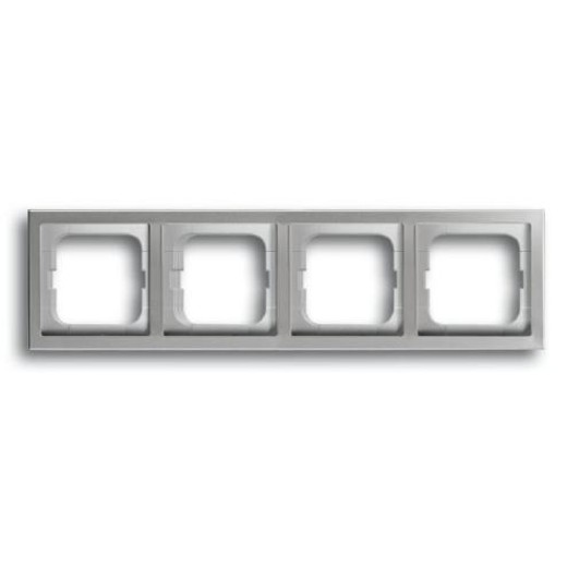 

1724-866K Рамка Pure Steel Сталь 4-постовая ABB, Pure Steel 1724-866K