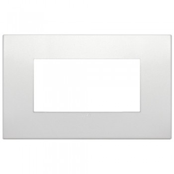 19654.05 Рамка Arke Classic Жемчужный матовый 4 модуля Vimar фото