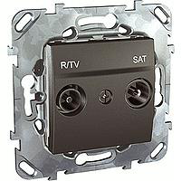 

MGU5.456.12ZD R-TV\SAT розетка проходная, графит Schneider Electric, Unica Class MGU5.456.12ZD