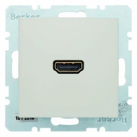 

3315438982 BMO HDMI-CABLE S1 цвет: белый Berker, S.1 3315438982