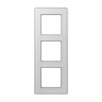 Рамка 3-ная, стекло белый Jung A VIVA  AV583GLMWW фото