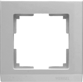 W0011806 Рамка на 1 пост (серебряный) Stark Werkel a050917 фото