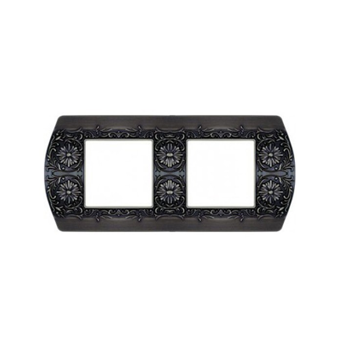 

FD01422GR Рамка Sanremo graphite 2-постовая гор/верт. Fede, Sanremo FD01422GR