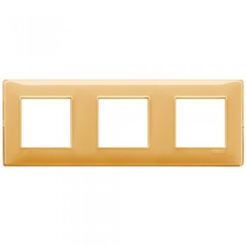 14644.43 Рамка Plana Янтарь 6 модулей Vimar фото