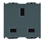 

16260 Розетка 2p+t 13a англия серая Vimar Idea, Idea Rondo 16260