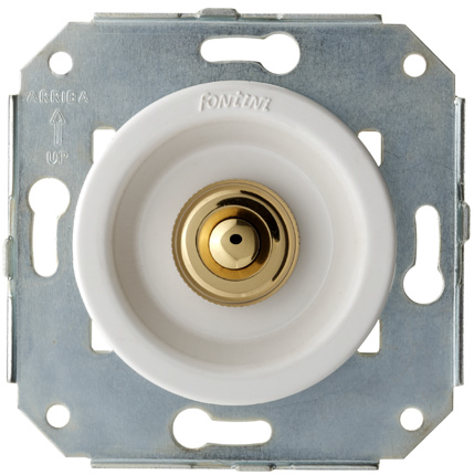 

35310572 Кнопка, 10A-250V, бронза/коричневый Fontini, Venezia Oval 35310572