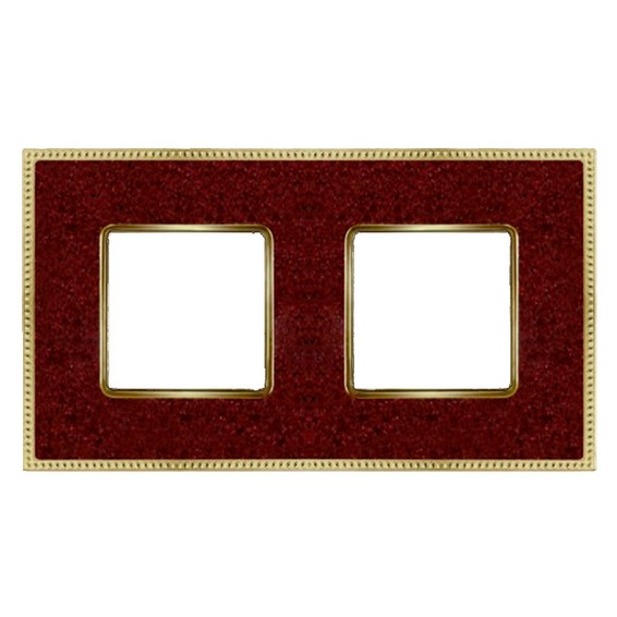 

FD01462PROB Рамка Belle Epoque Corinto bright gold 2-постовая гор/верт. Fede, Belle Epoque Corinto FD01462PROB