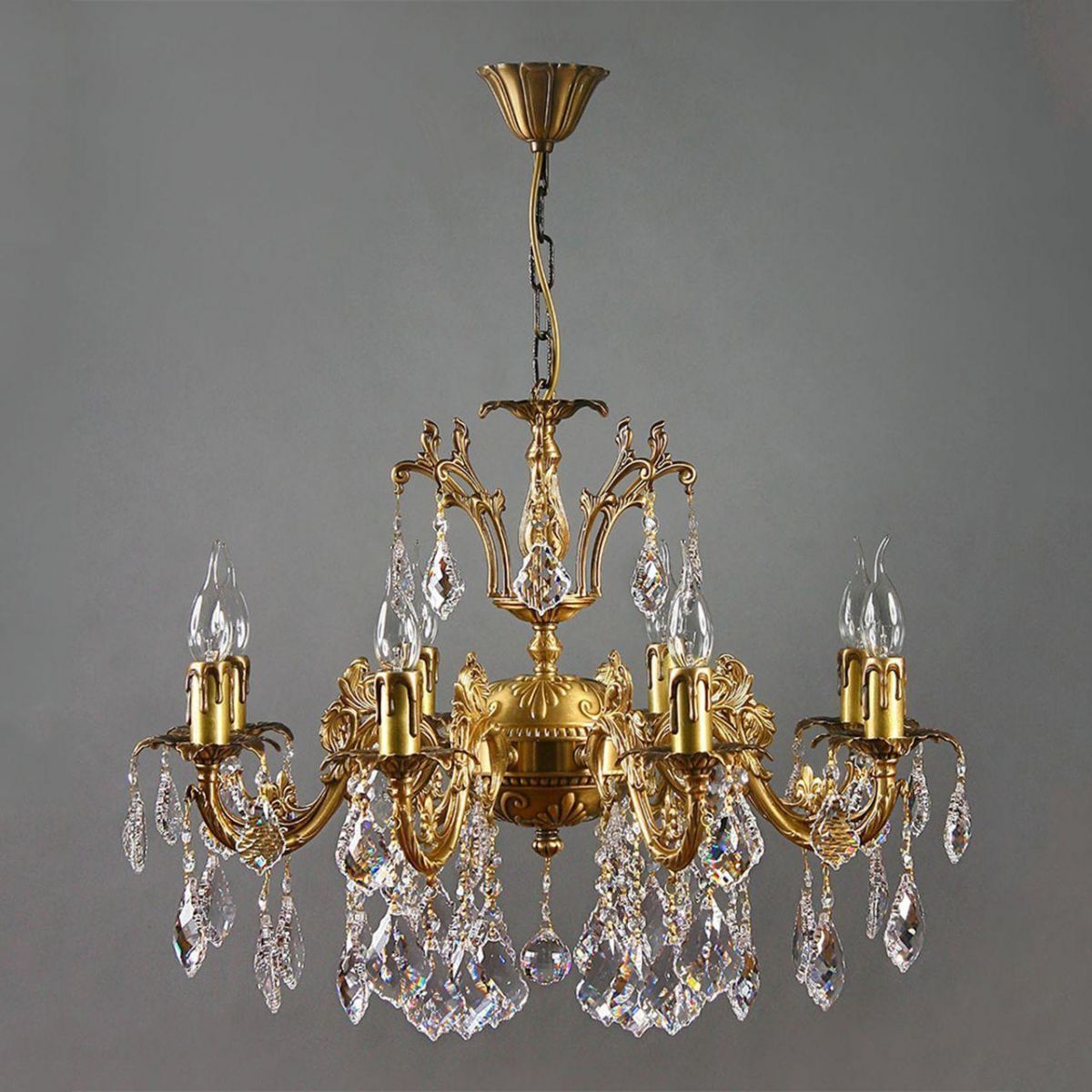 

Подвесная люстра Ambiente Granada 2118/8 AB New Leaf, Бронза, Granada 2118/8 AB New Leaf