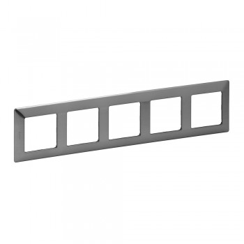 754155 Рамка Valena Life Сталь 5-постовая Legrand фото