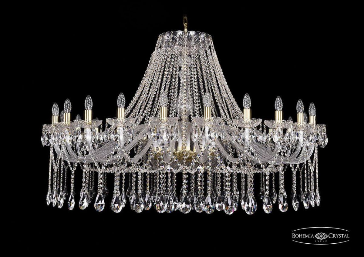 

Подвесная люстра Bohemia Ivele 1413/24/530/G, Золотой, 1413 1413/24/530/G