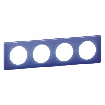 066664 Рамка Celiane Классика Лиловый муар 4-постовая Legrand фото