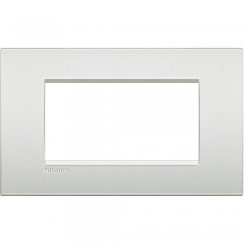 LNC4804PR Рамка LivingLight Air Белый жемчуг 4 модуля Bticino фото