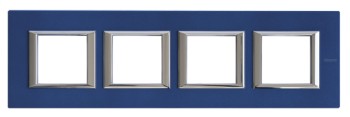 HA4802M4HBM Рамка Axolute прямоугольная, горизонтальная, 2+2+2+2 модуля Сапфир Bticino фото