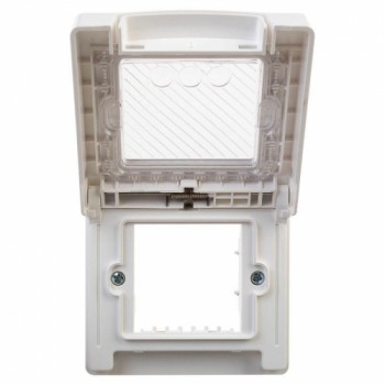 Рамка для монтажа в стену IP55 Белое облако 2 модуля DKC Avanti 4400922 фото