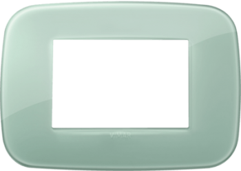 19683.65 Рамка Arke Round Шалфей 3-модульная Vimar фото