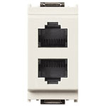 

16338.B 2розетки для штеккера rj11 белая Vimar Idea, Idea Rondo 16338.B