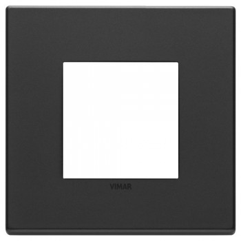22642.03 Рамка Eikon EXE Антрацит 2-модульная Vimar фото