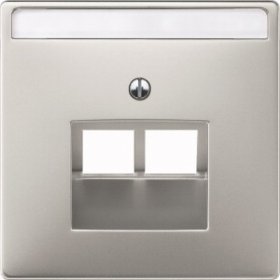

MTN292646 Центр. плата для механизмов RJ45x2, сталь Merten, Artec MTN292646