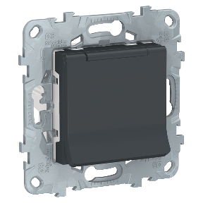 

NU503754TA Розетка с заземл., со шторками, с крышкой, 16 А, 250 В, IP40, Антрацит Schneider Electric, Unica Studio NU503754TA