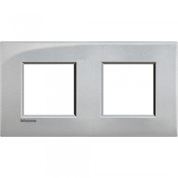LNE4802M2NK Рамка LivingLight Air Никель матовый 2+2 модуля Bticino фото