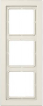 LSD983W Рамка LS Design Бежевый 3-постовая Jung фото