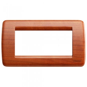 16754.53 Рамка Idea Rondo Дерево черешни 4 модуля Vimar фото