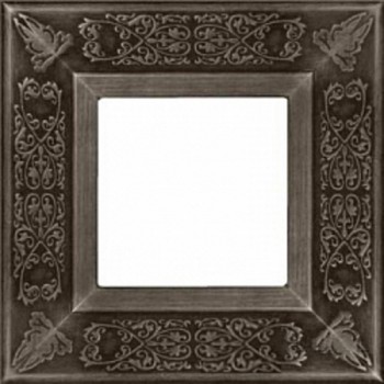 FD01411AS Рамка Granada Античное серебро 1-постовая Fede фото
