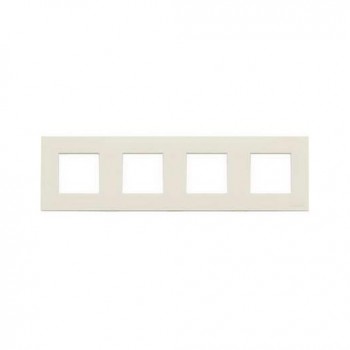 N2274 BL Рамка Zenit Альпийский белый 4-постовая ABB фото