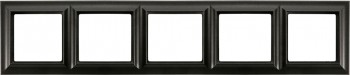 EPS485SWM ECO Profi Standart Рамка 5-кратная, черная Jung фото