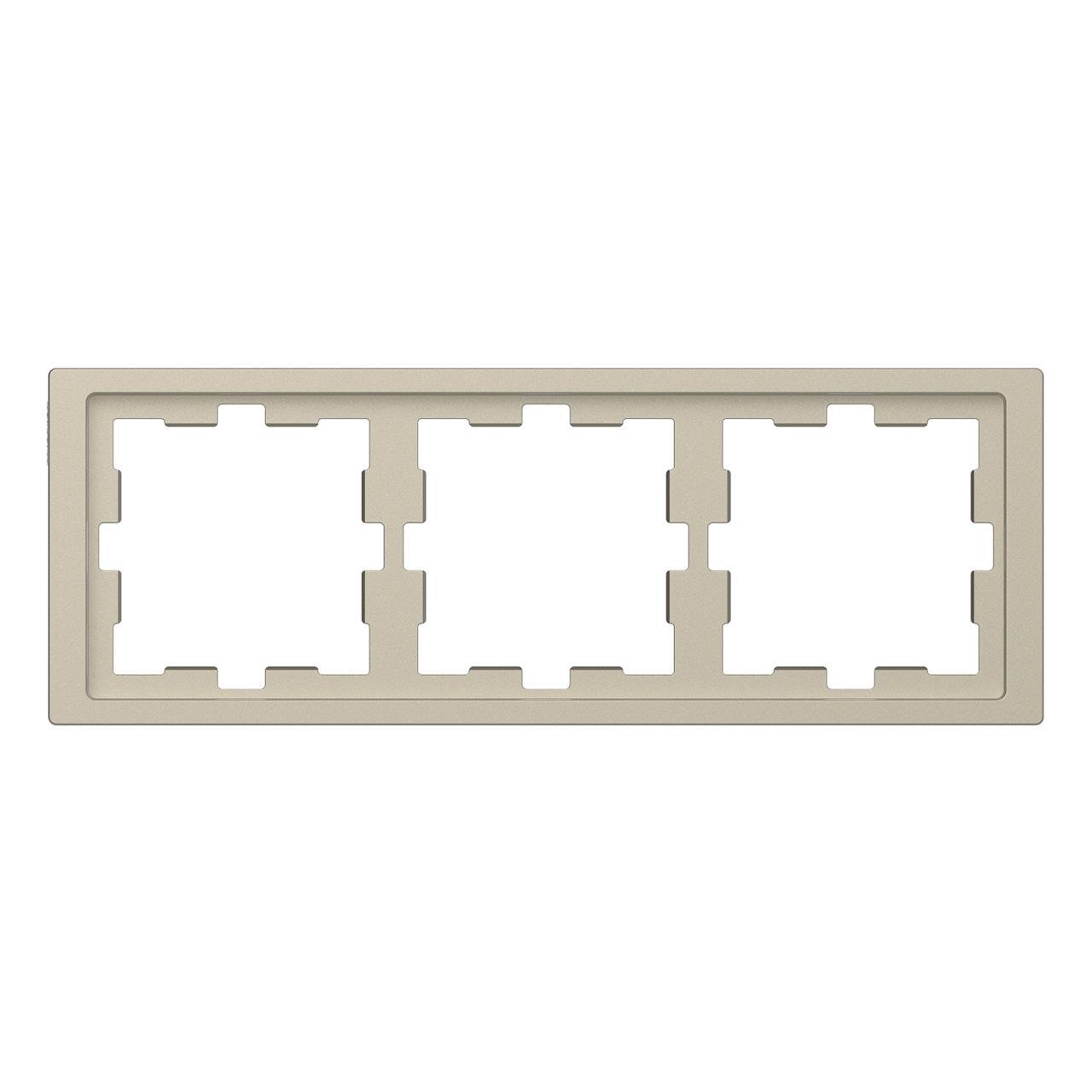 

MTN4030-6533 Рамка D-Life Сахара 3-постовая Merten, D-Life MTN4030-6533