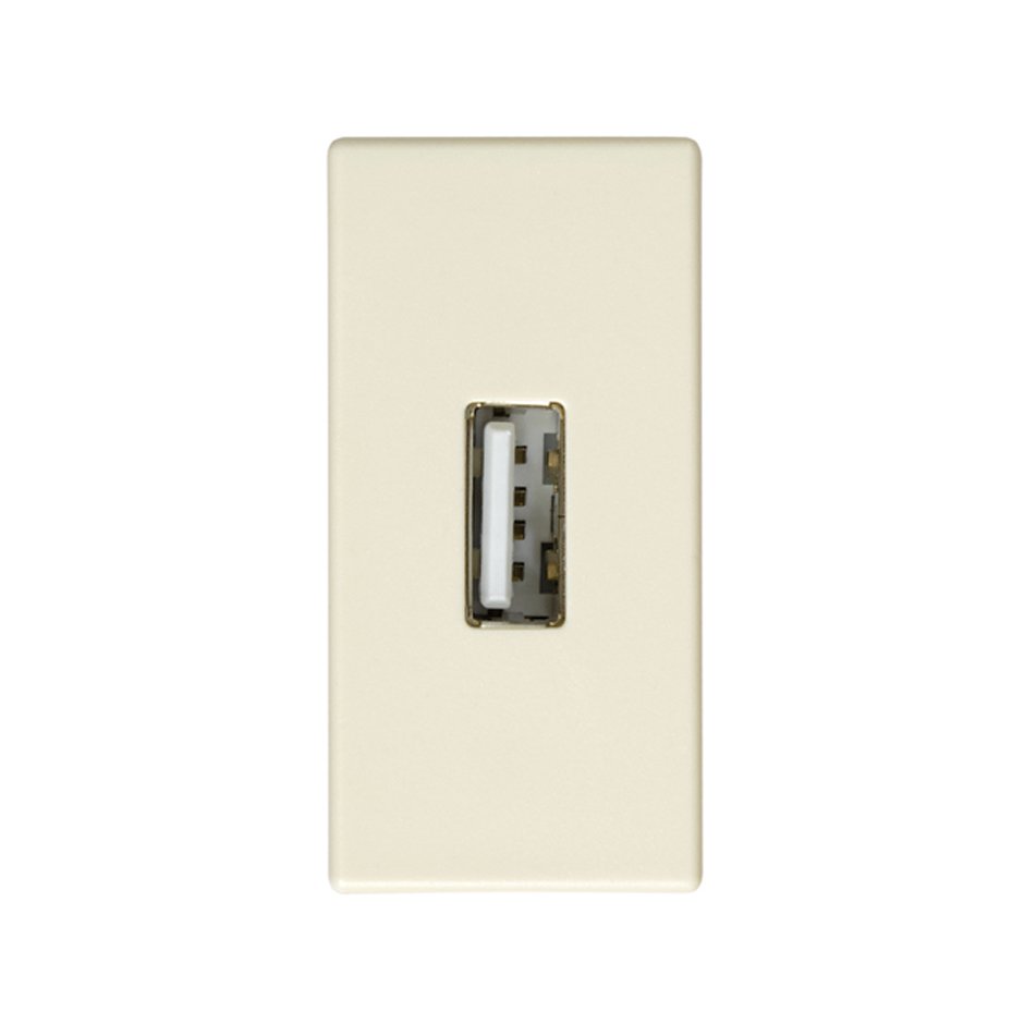 

2701090-031 Розетка для подключения USB-разъёма 2.0, тип "А"(4*12мм), винтовое соединение, узкий модуль, Simon 27, сл, 2701090-031