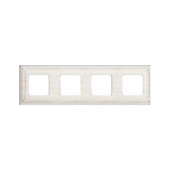 FD01234BD Рамка Provence White Decape 4-постовая Fede фото
