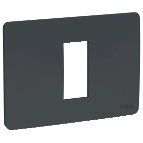 NU210154 Рамка Unica Modular Антрацит 1-постовая Schneider Electric фото